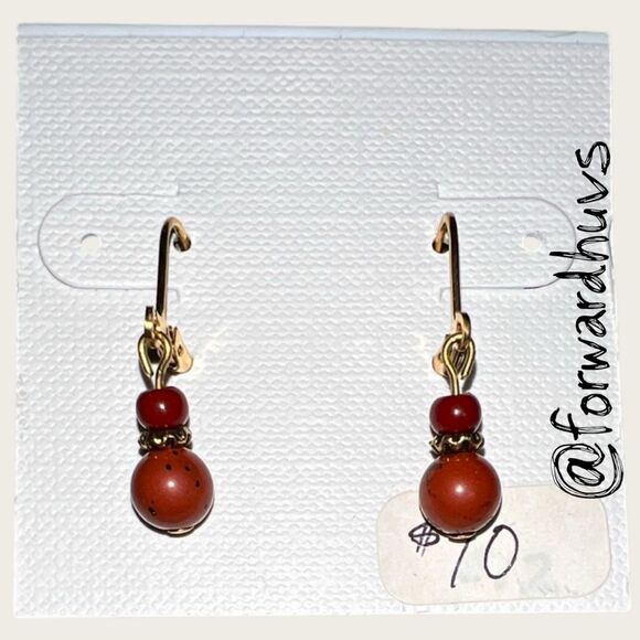 Bundle Sale 3 for $15 | Warm and Earthy Hand Crafted Dangle Earrings - Picture 1 of 8